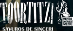 White Toortitzi logo with slogan (2023–present)