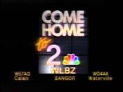 WLBZ-TV's Come Home To WLBZ 2 Video ID From Late 1986