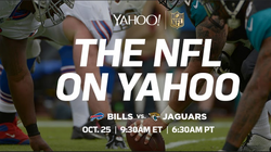 An advertisement for Bills vs. Jaguars (October 25, 2015)