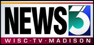 Banner logo for WISC's news branding ("News 3"), used between 2001-2019.