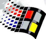 32-bit logo used on the Windows 98 about screen