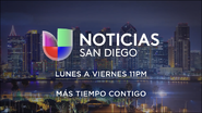 Kbnt noticias univision san diego 11pm mas tiempo contigo promo 2019