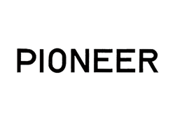 PIONEER plastic logo badge replacement piece 180mm(7.08
