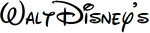 Formatted as "Walt Disney's" used in various Disney properties