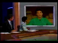 Weekend newscast at 10pm with Van Hackett and Melanie Lawson (July 21, 1985)