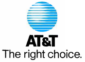 Logo with slogan "The right choice." (1985–1993)