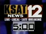 KSAT 12 News at 5:00PM Open (1996-1998)