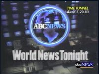 July 20, 1983 intro (death of Washington-based World News Tonight anchor Frank Reynolds)