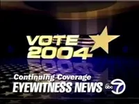 WABC Channel 7 Eyewitness News & ABC News - Vote 2004 - Continuing Coverage promo for Fall 2004