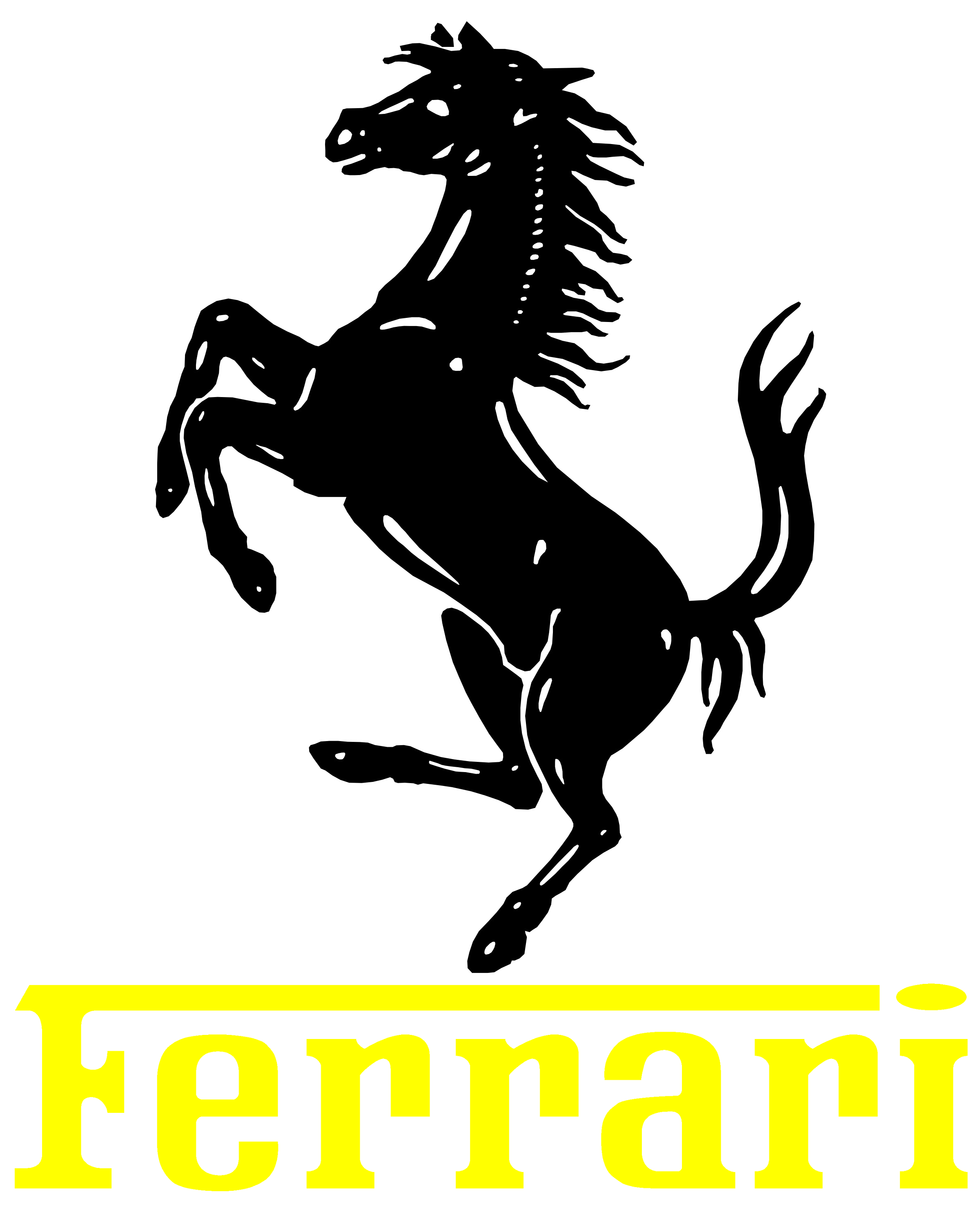 ferrari logo transparent