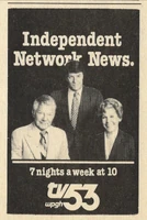 Independent Network News print ad from 1982