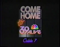 Station ID from their local "Come Home to NBC" promo (1986–1987)