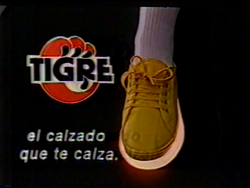 Tigre zapatillas chilenas Comerciales de televisi n Logopedia