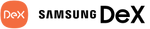Logo with the Samsung Experience DeX icon