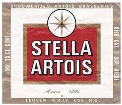Stella artois 1962