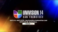 KDTV-DT Univision 14 San Francisco
