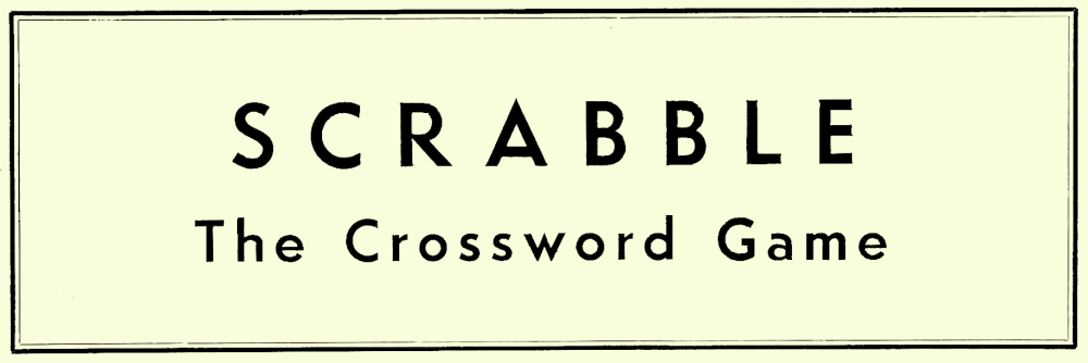scrabble logo font similar to