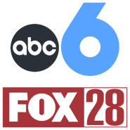 With the "ABC 6" and Fox 28 logos vertically