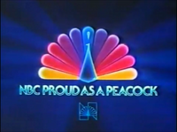 NBC: Proud as a Peacock (1980–1981). Designed by Image West, music by Joey Levine.