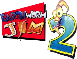 Earthworm Jim2Logo 2