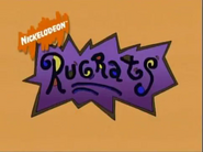 One some post-2001 episodes, the the title card may have the Nickelodeon Scribble logo attached onto the Rugrats logo (this capture was from the episode "The Doctor Is In/The Big Sneeze").