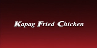 'Kapag Fried Chicken' slogan used from 2002 to 2005.