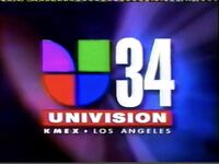 Univision 34 KMEX-TV Evening Station ID (1996–2001)