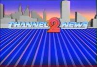 Channel 2 News open from Late 1985 - Night Variation