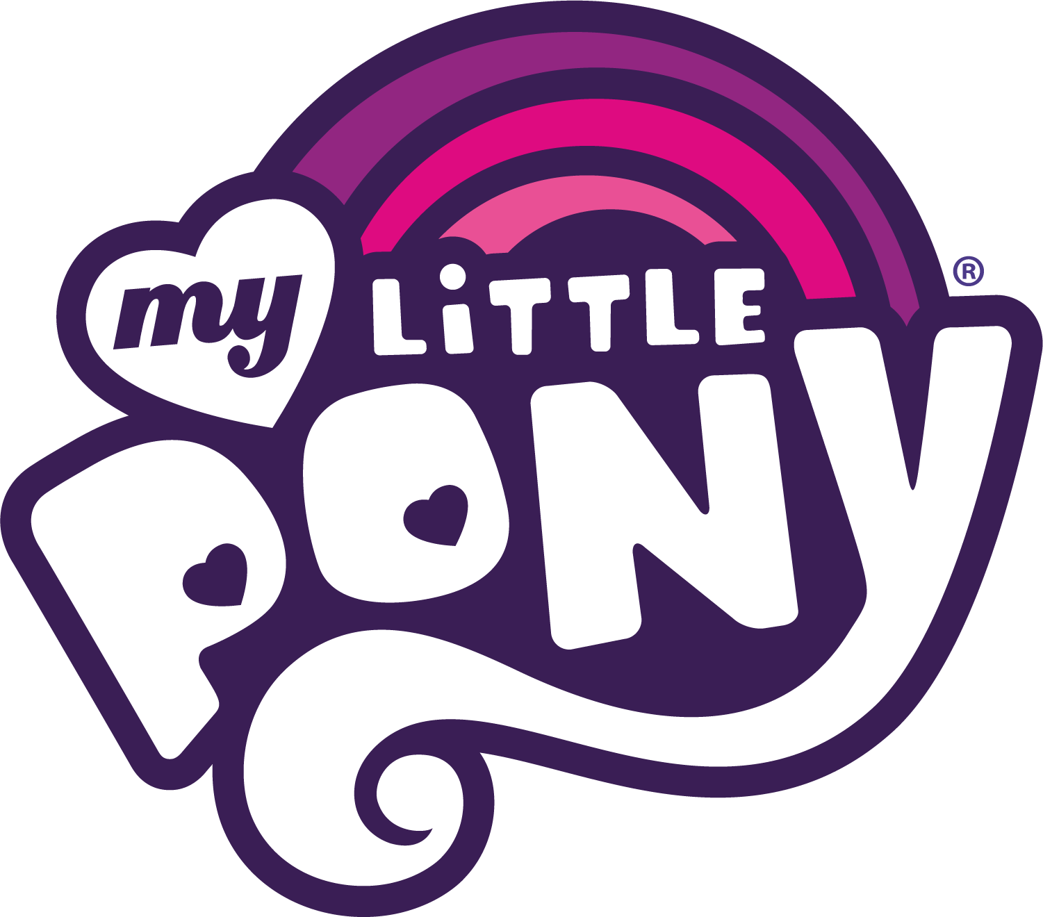 my little pony friendship is magic logo vector