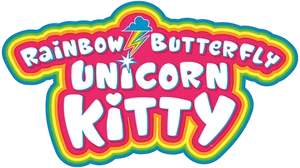 Rainbow Butterfly Unicorn Kitty logo