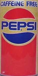 Caffeine Free Pepsi 1987