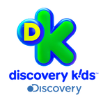 3D version with text "discovery kids" and Discovery Corporative.