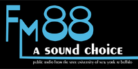 Version with black background with Public Radio from the State University of New York at Buffalo below