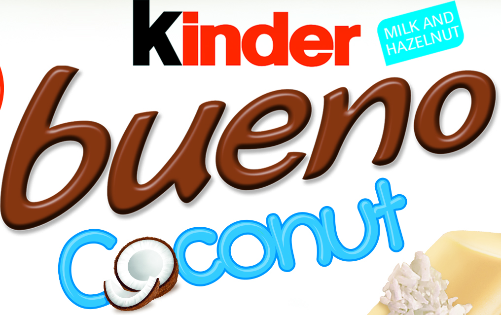 Kinder Bueno Coconut, Logopedia