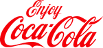 Stacked logo with slogan "Enjoy Coca-Cola" (2019)