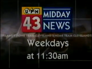 WUAB 43 Midday News Weekdays 2