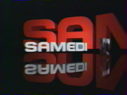 Pre-network promo ID (Samedi, red, 2002).