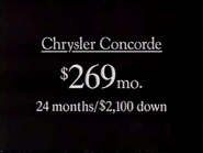 Chrysler Concorde URA TVC 1994 1