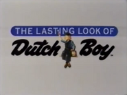 Dutch Boy commercial (1996, 2).