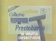 Gillete Prestobarba Commercial (1980)