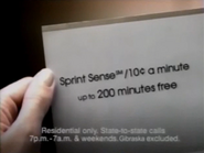 Sprint Sense commercial (1998).