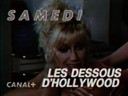 Network promo (Les Dessous D'Hollywood, 1986).