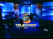 Production endboard (Jornal da Telecord, 2002).