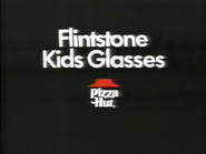 Pizza Hut Flintstone Kids Glasses TVC - 3-25-1987 - 2