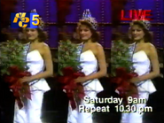 Network promo (Miss Universe, 1991).