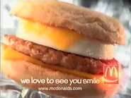 Television commercial (Sausage McMuffin with Egg, 2001, 5).