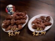 KFC Spicy BBQ Wings commercial (2001, 7).