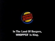 Burger King commercial (2001, 2).