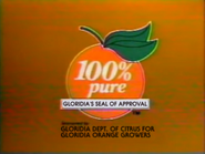 Gloridia Frozen Orange Juice commercial (1986, 2).