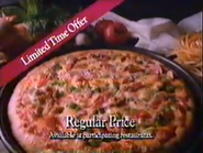 Pizza Hut commercial ($4 Pizza Deal, 1991, 2).